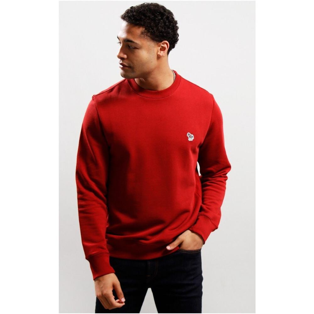 Paul Smith Bold Red Crewneck Sweatshirt